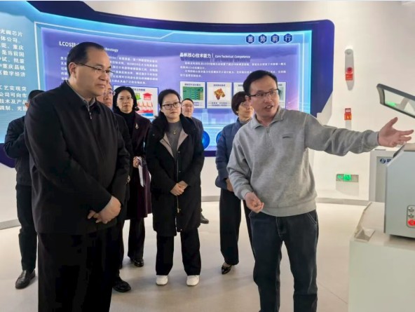 湖北省政协、市政协、区政协领导一行莅临晶帆光电调研指导